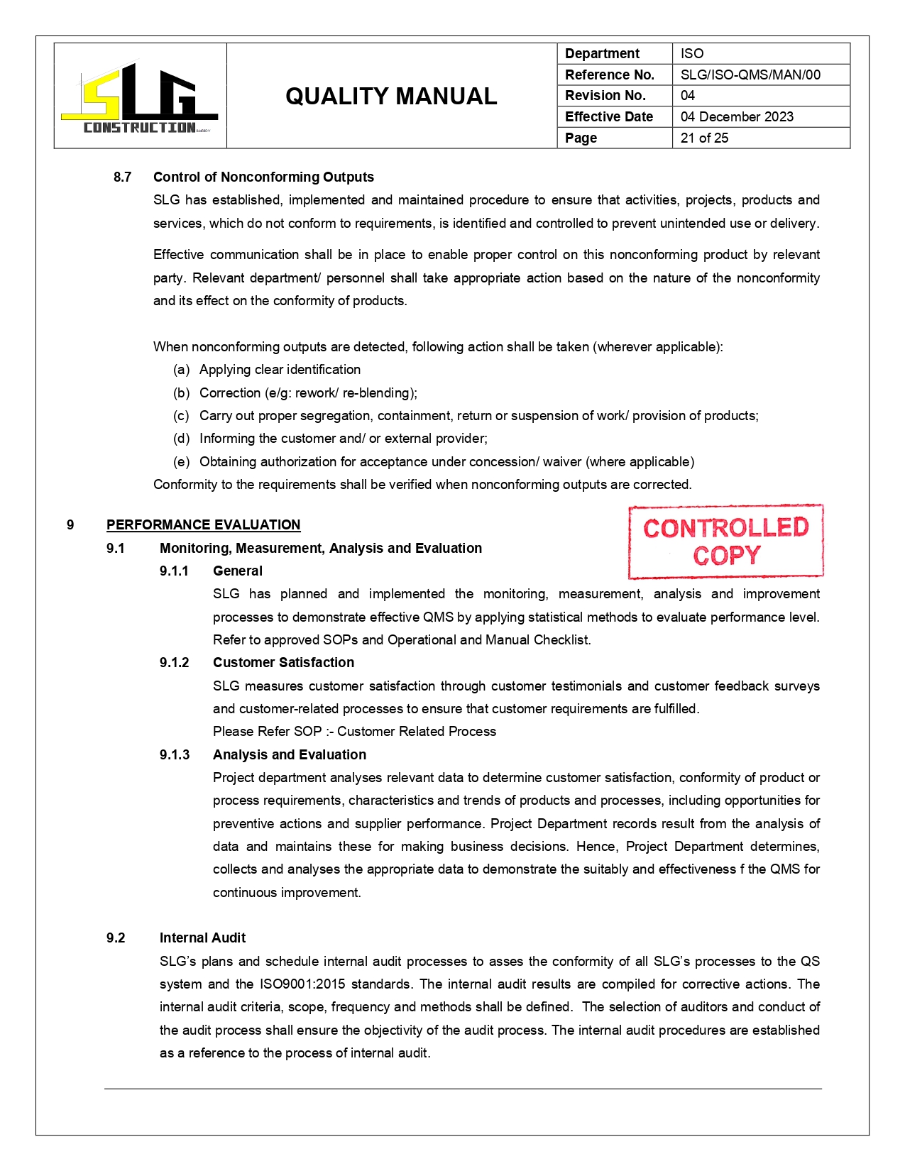 QMS Manual Page 23